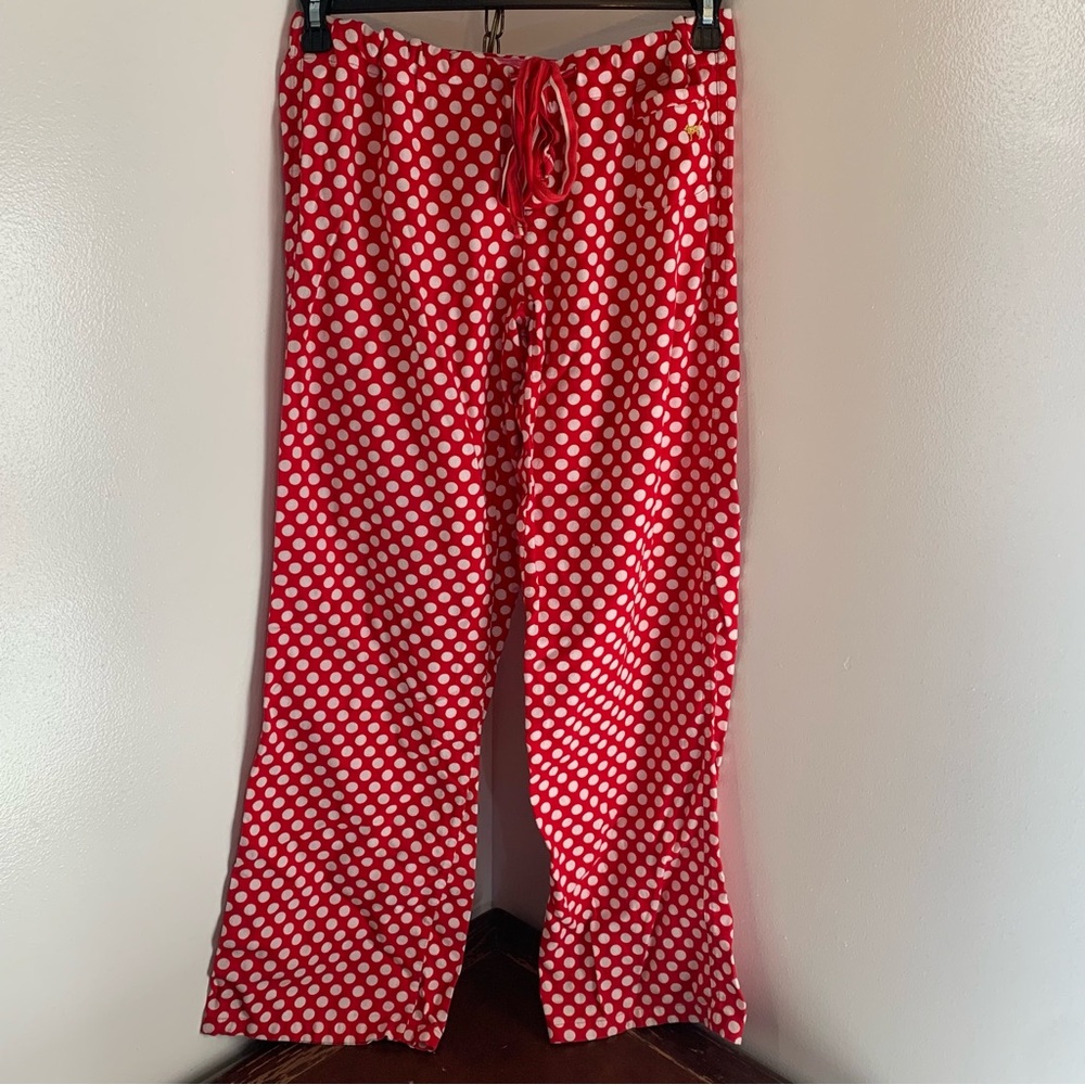 PINK Victoria’s Secret Flannel Polka Dot Pajama Pants